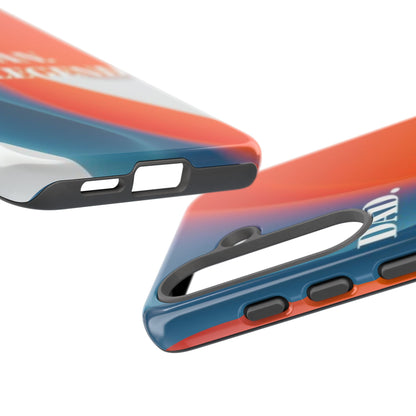 "Dad. The Man. The Legend." Mobile Phone Case (orange)