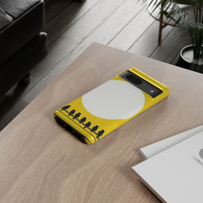 "The Feathered Assembly - Yellow" Mobile Phone Case