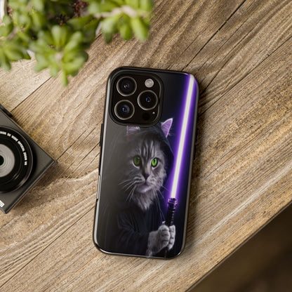 "Jedi Whisker" Mobile Phone Case (purple)