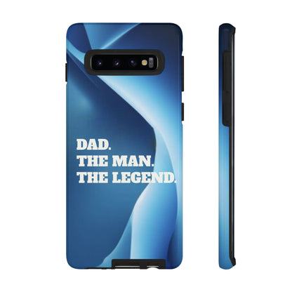 "Dad.  The Man.  The Legend" Mobile Phone Case (blue)