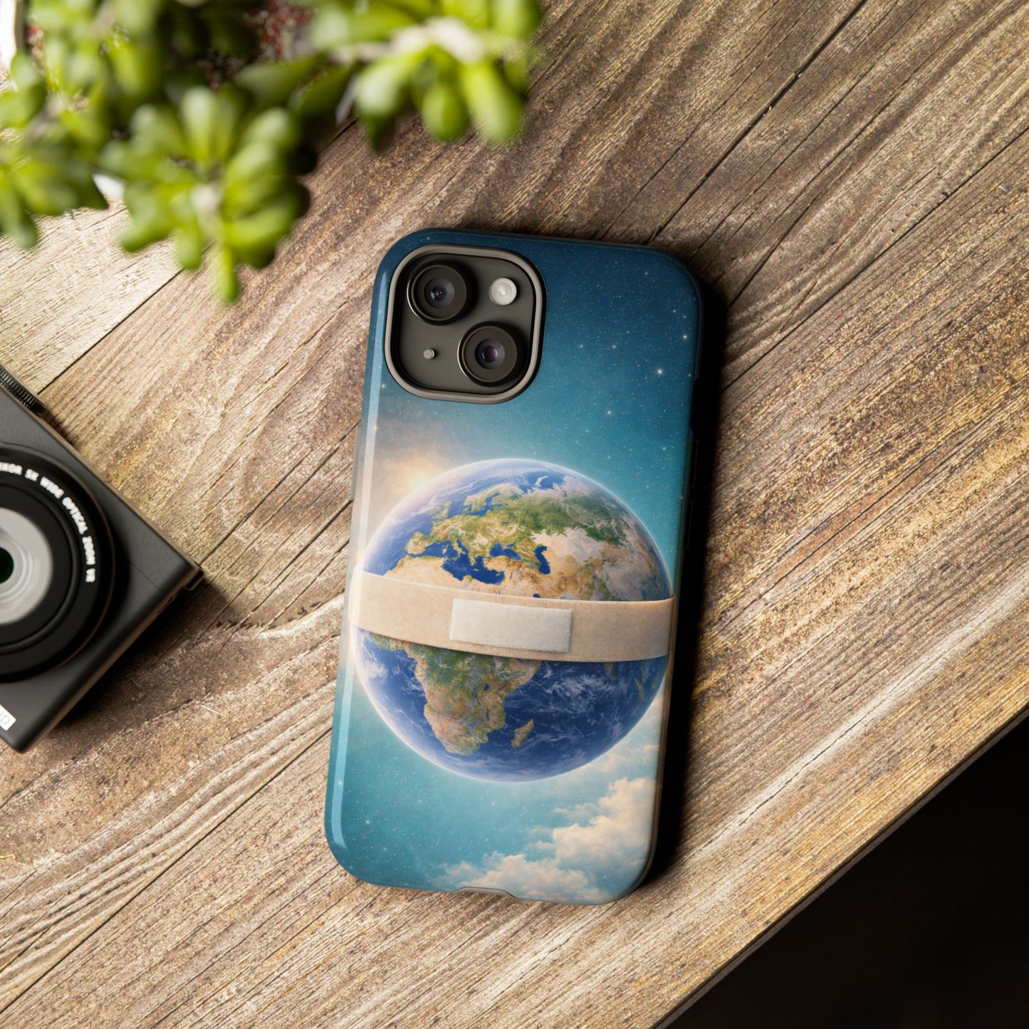 Earth Band Tough Case — Protective Planet Phone Case with Global Design