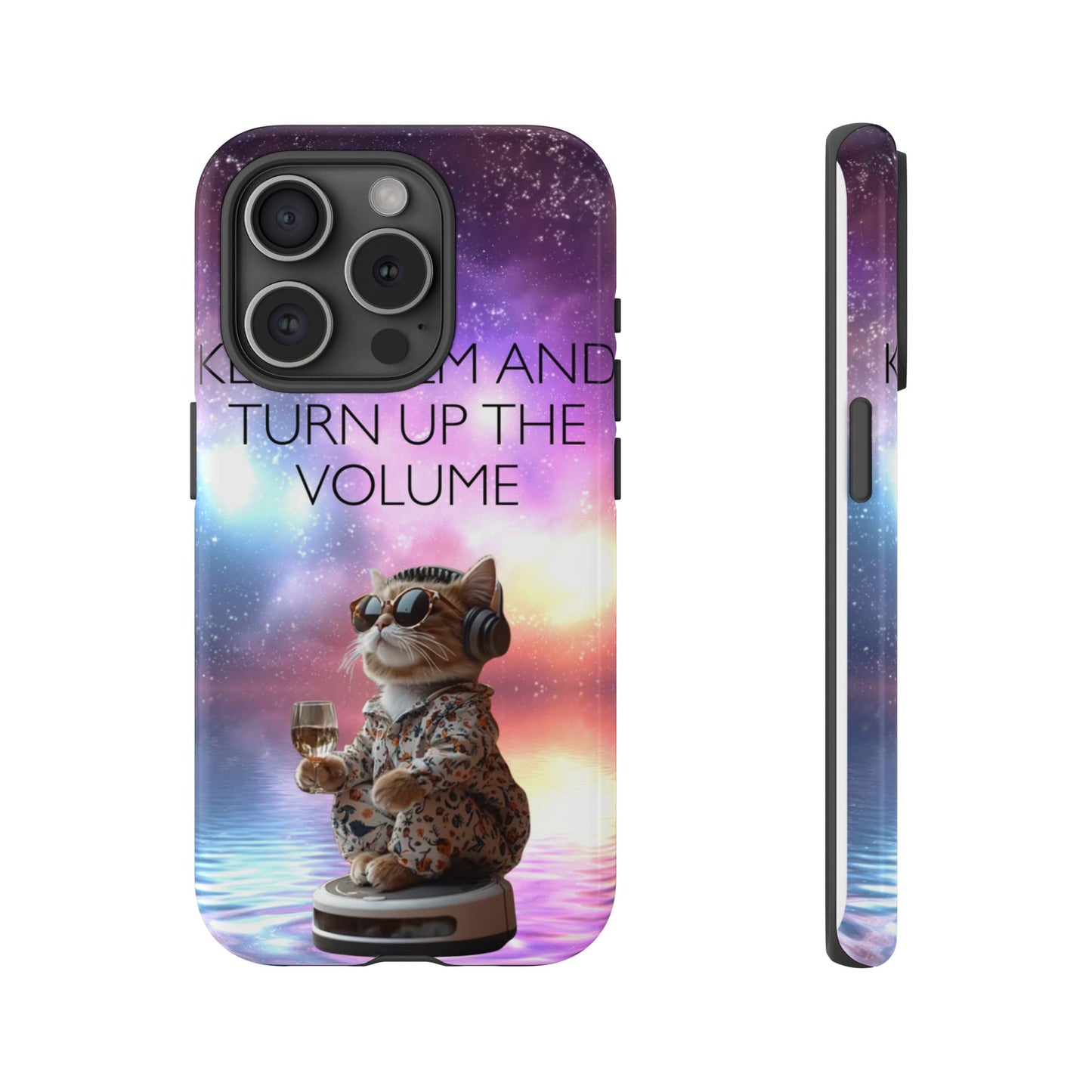 "Keep calm and turn up the Volume" Mobile Phone Case (mix)