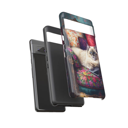 "Purr-sian Productivity" Mobile Phone Case