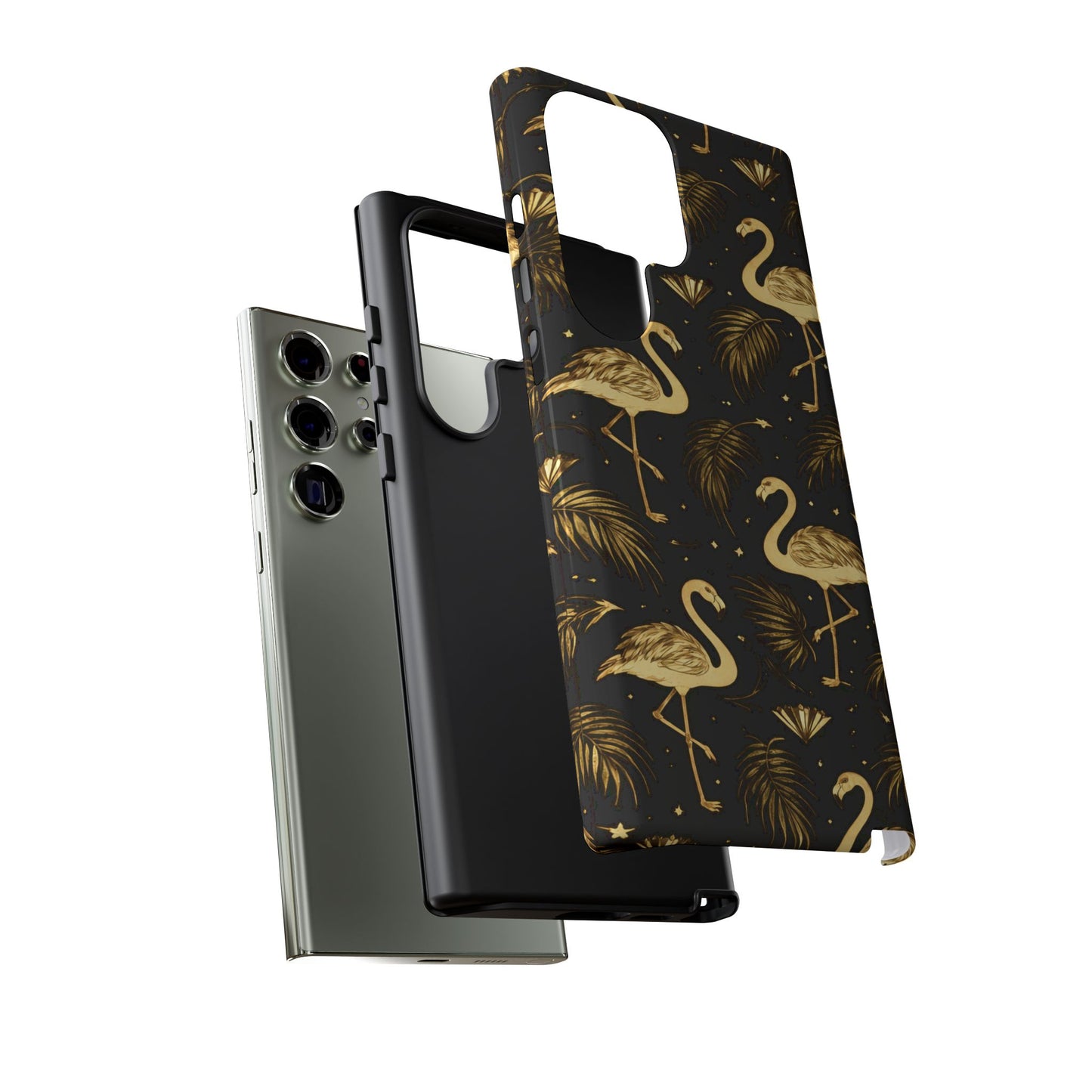 "Gold Flamingo" Mobile Phone Case