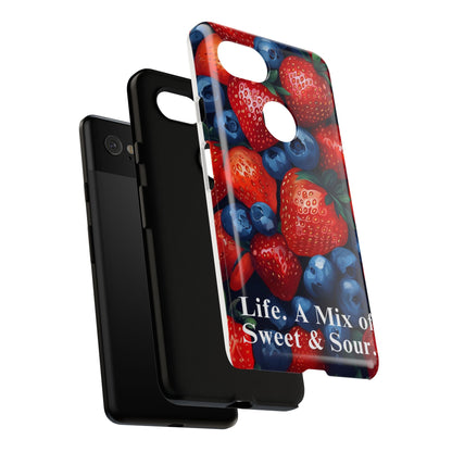 "Life. A Mix of Sweet and Sour" Mobile Phone Case