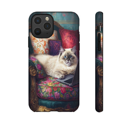"Purr-sian Productivity" Mobile Phone Case