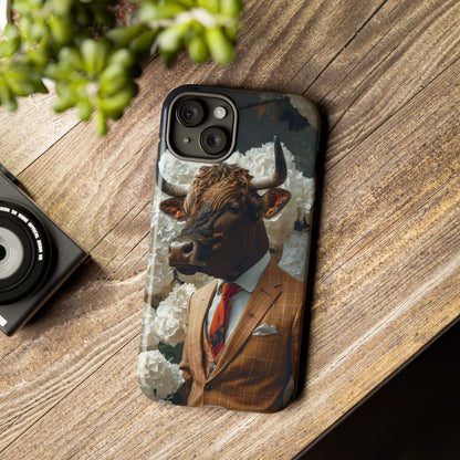 "The Genteel Bull" Mobile Phone Case