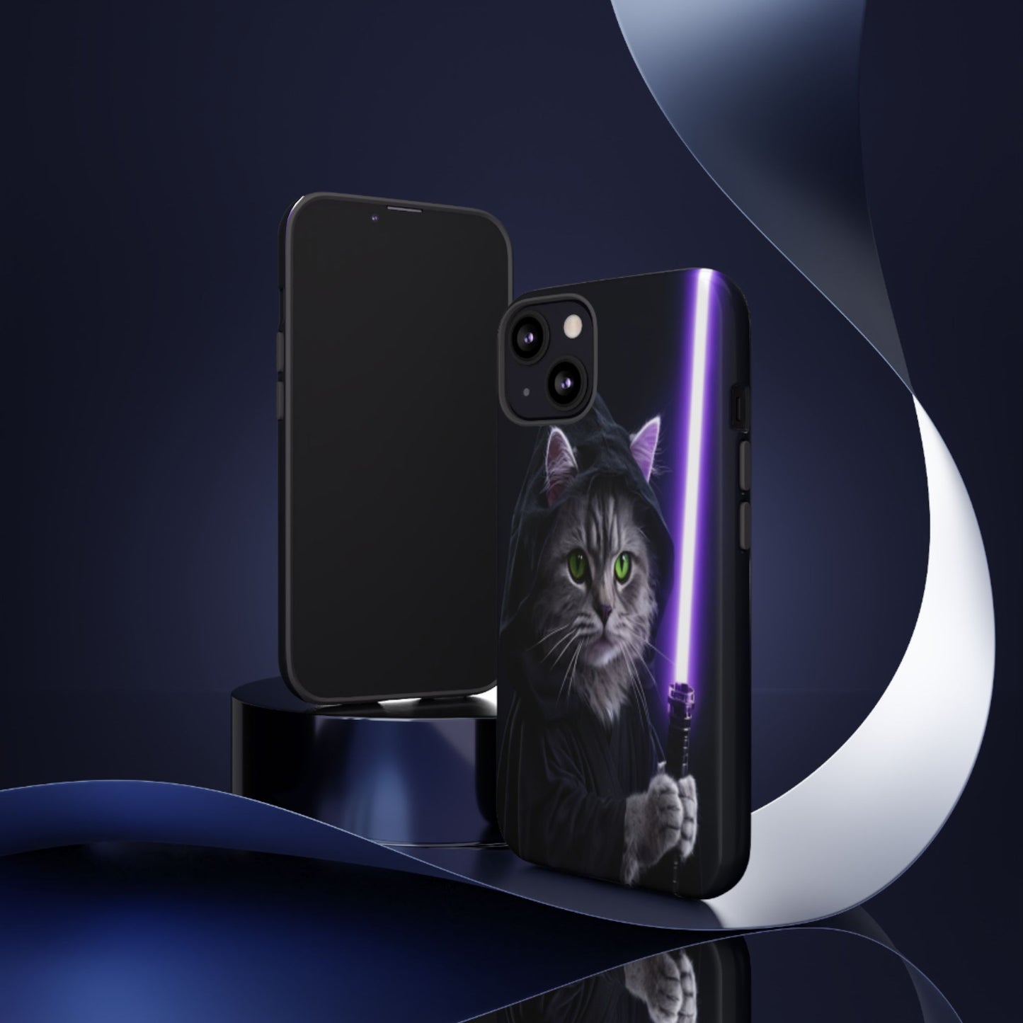 "Jedi Whisker" Mobile Phone Case (purple)