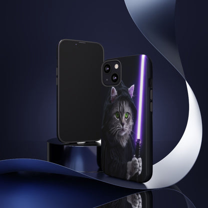 "Jedi Whisker" Mobile Phone Case (purple)