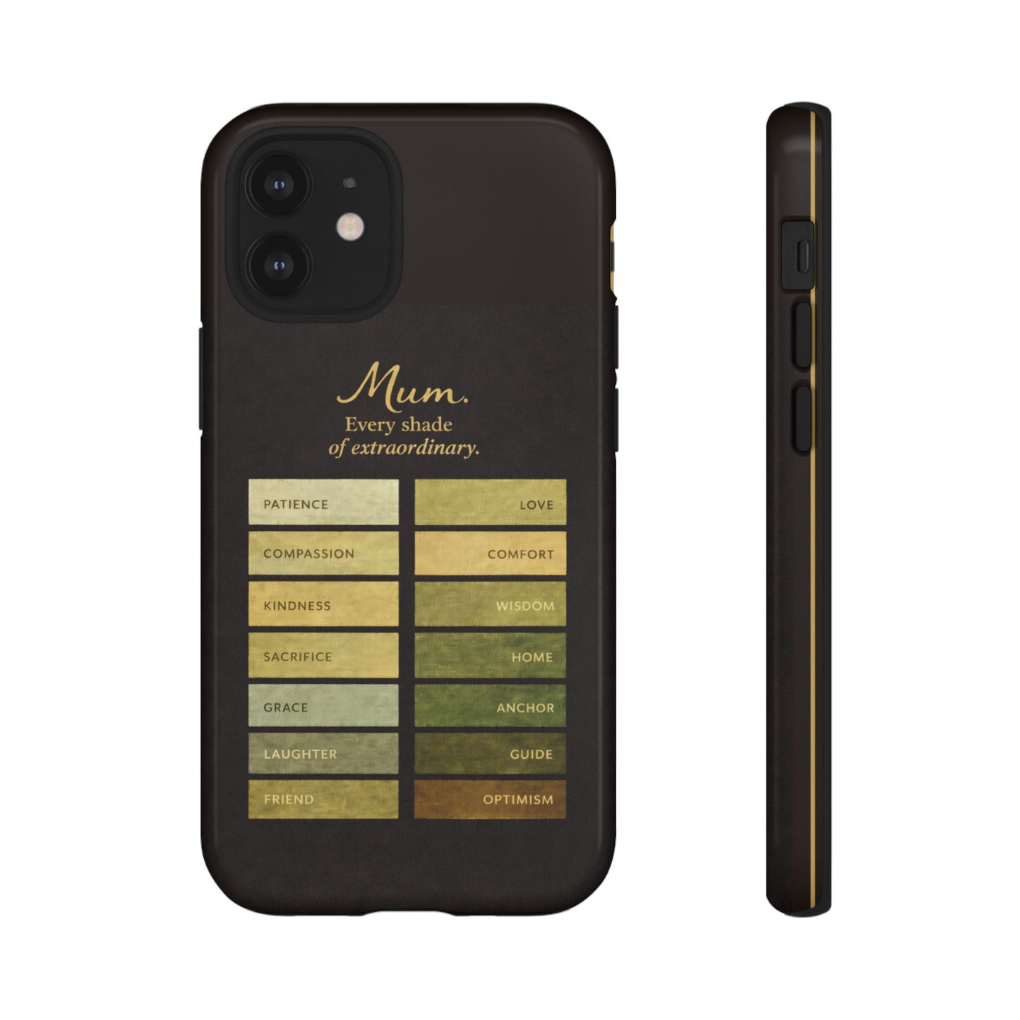 "Every Shade of Extraordinary" Mobile Phone Case (green)