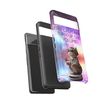 "Keep calm and turn up the Volume" Mobile Phone Case (mix)