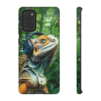 "Bearded Dragon - Jungle Beats" Mobile Phone Case