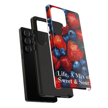"Life. A Mix of Sweet and Sour" Mobile Phone Case