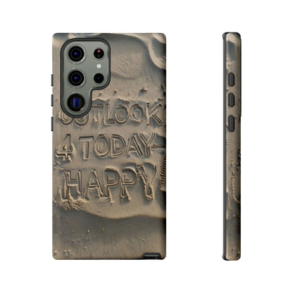 "Life is Short.  Be Happy" Mobile Phone Case