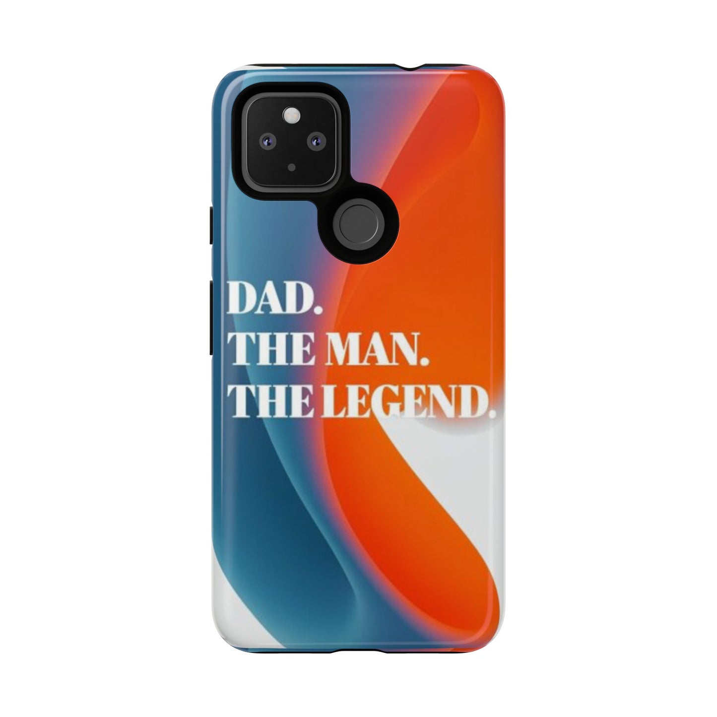 "Dad. The Man. The Legend." Mobile Phone Case (orange)