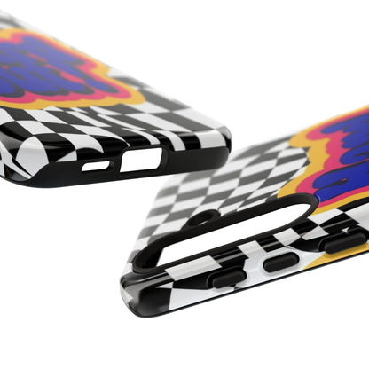 "Hard Out" Mobile Phone Case (blue)