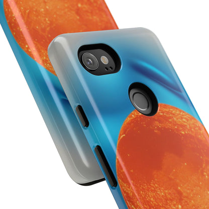 "The Feathered Assembly" Mobile Phone Case (orange)