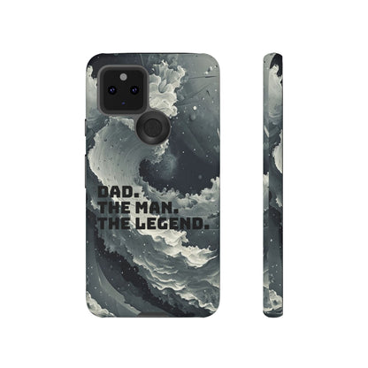 "Dad. The Man. The Legend" Mobile Phone Case (grey)