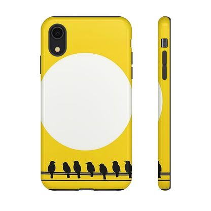 "The Feathered Assembly - Yellow" Mobile Phone Case