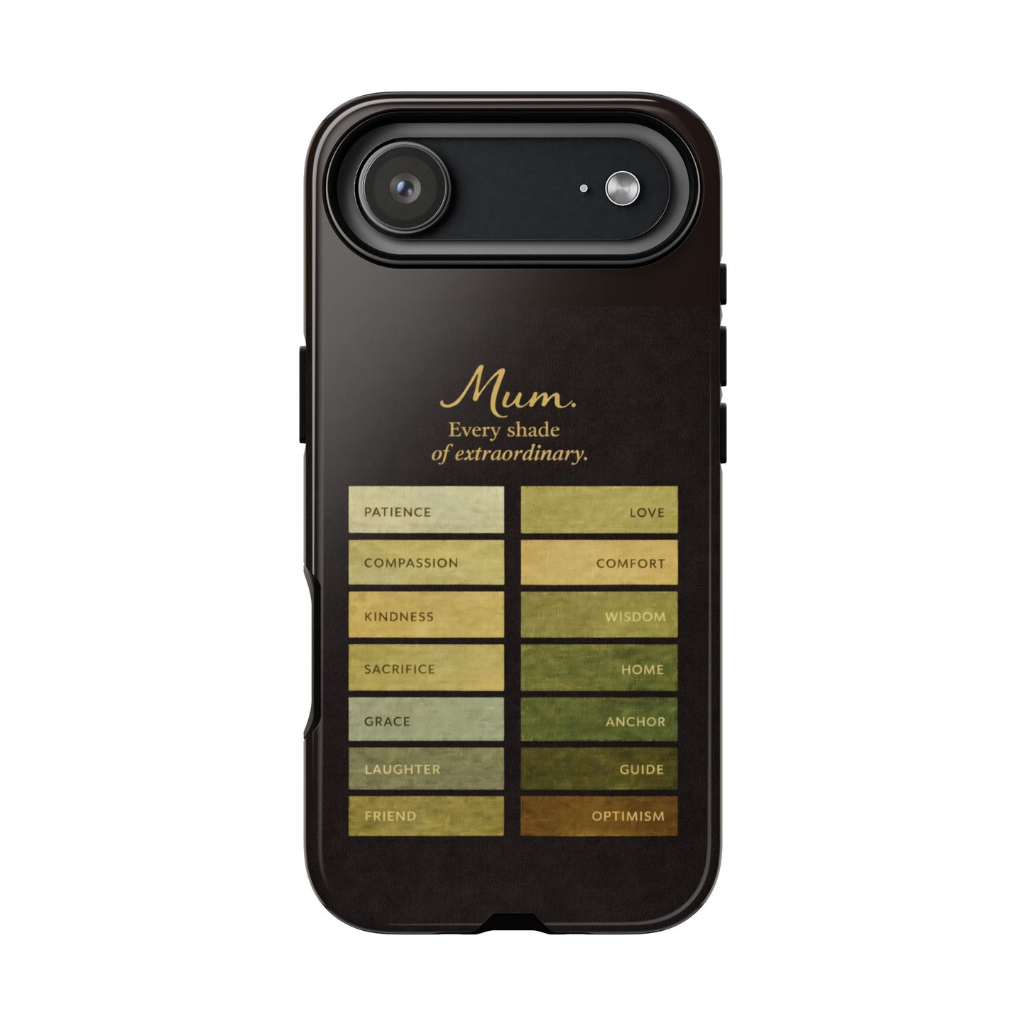"Every Shade of Extraordinary" Mobile Phone Case (green)