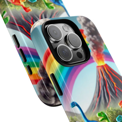 "Rainbow Dinosaurs" Mobile Phone Case