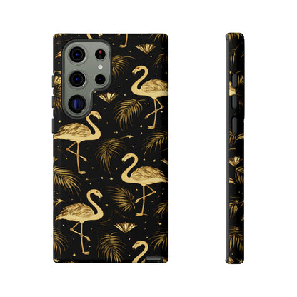 "Gold Flamingo" Mobile Phone Case