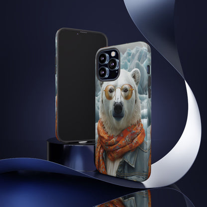 "Urban Zen Polar Bear" Mobile Phone Case