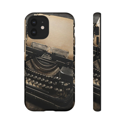 "Fade in. A Writer at the Cusp of Genius" Mobile Phone Case