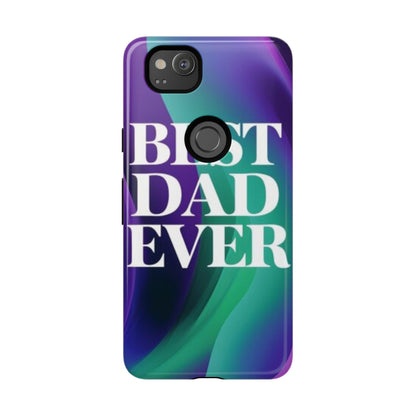 "Best Dad Ever" Mobile Phone Case (purple)