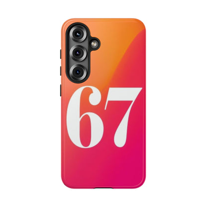 "67" Mobile Phone Case