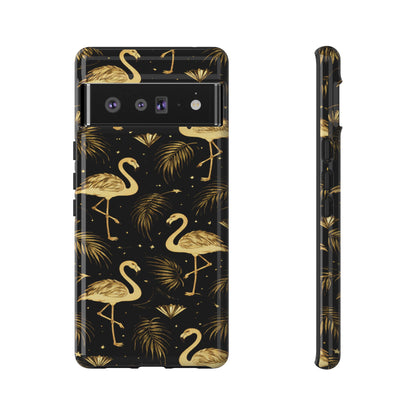 "Gold Flamingo" Mobile Phone Case