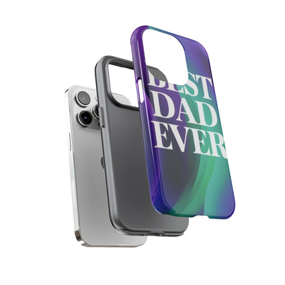 "Best Dad Ever" Mobile Phone Case (purple)