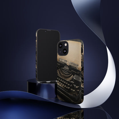 "Fade in. A Writer at the Cusp of Genius" Mobile Phone Case