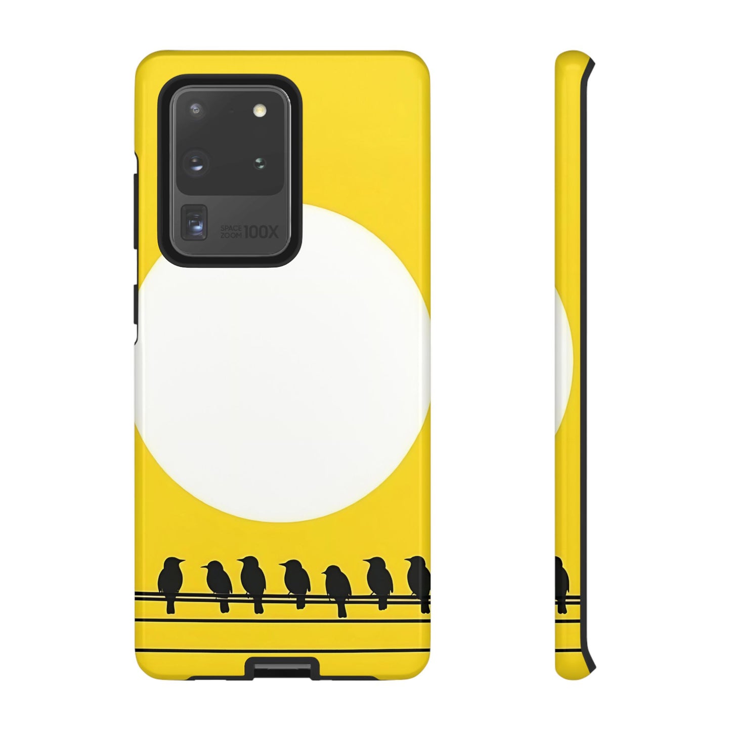 "The Feathered Assembly - Yellow" Mobile Phone Case