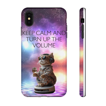 "Keep calm and turn up the Volume" Mobile Phone Case (mix)