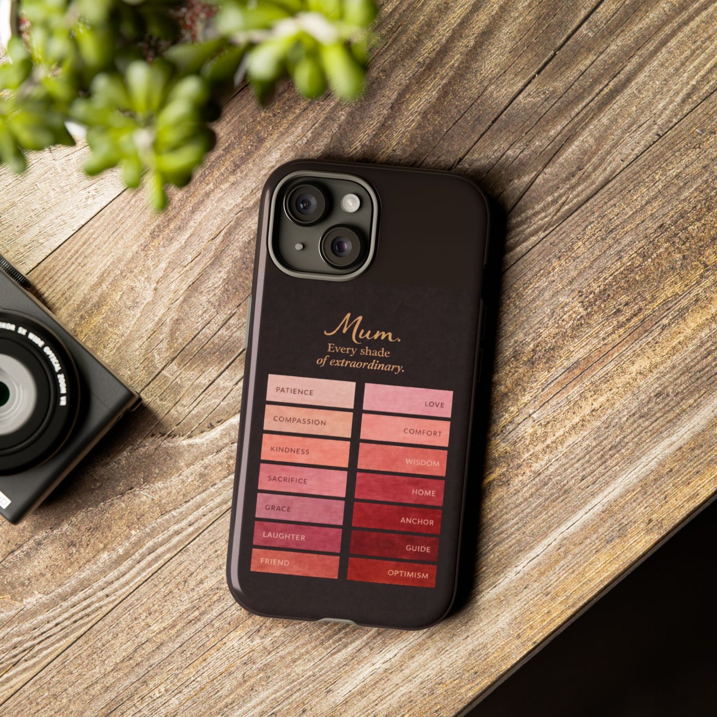 "Every Shade of Extraordinary" Mobile Phone Case (blush)