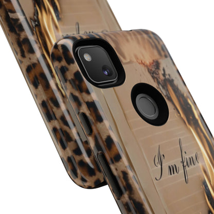"I Am Fine" Mobile Phone Case