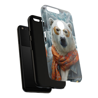 "Urban Zen Polar Bear" Mobile Phone Case