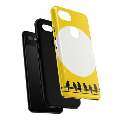 "The Feathered Assembly - Yellow" Mobile Phone Case