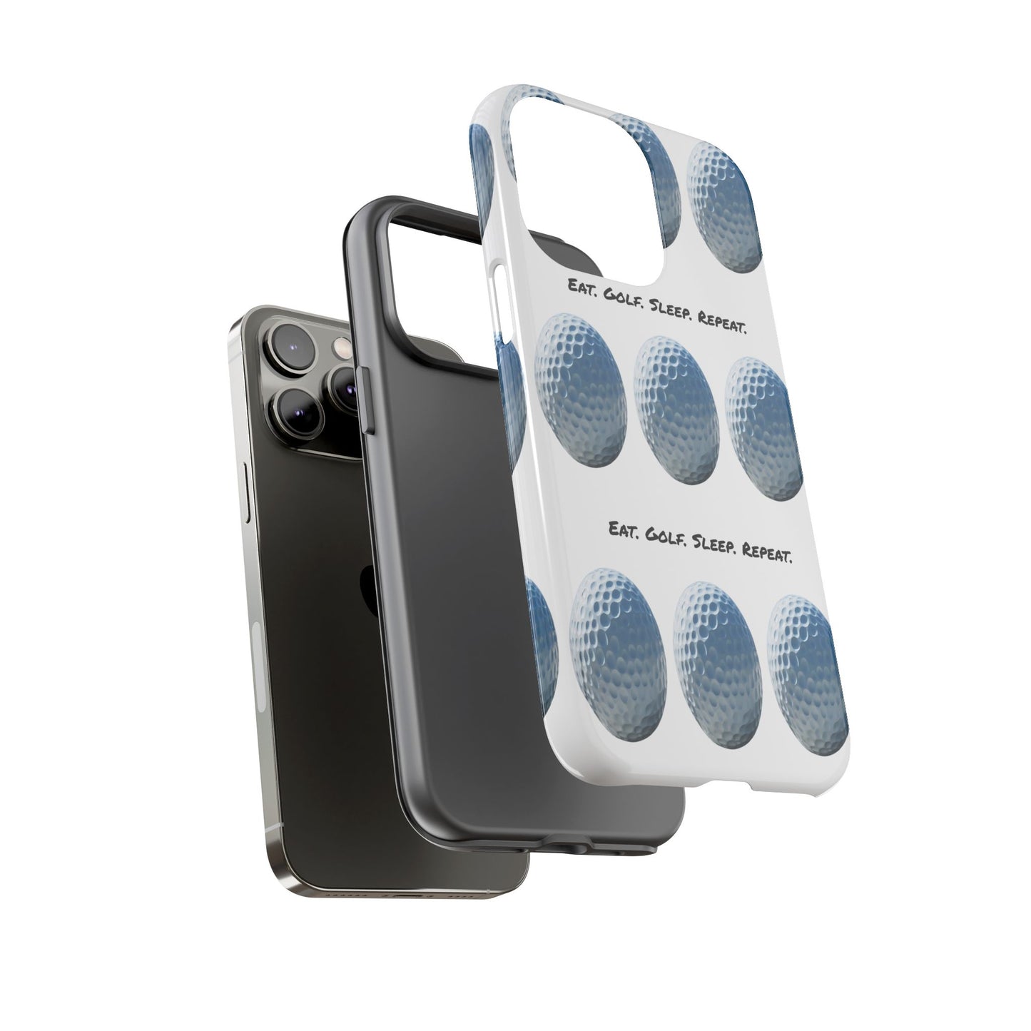 "Eat. Golf. Sleep. Repeat." Mobile Phone Case