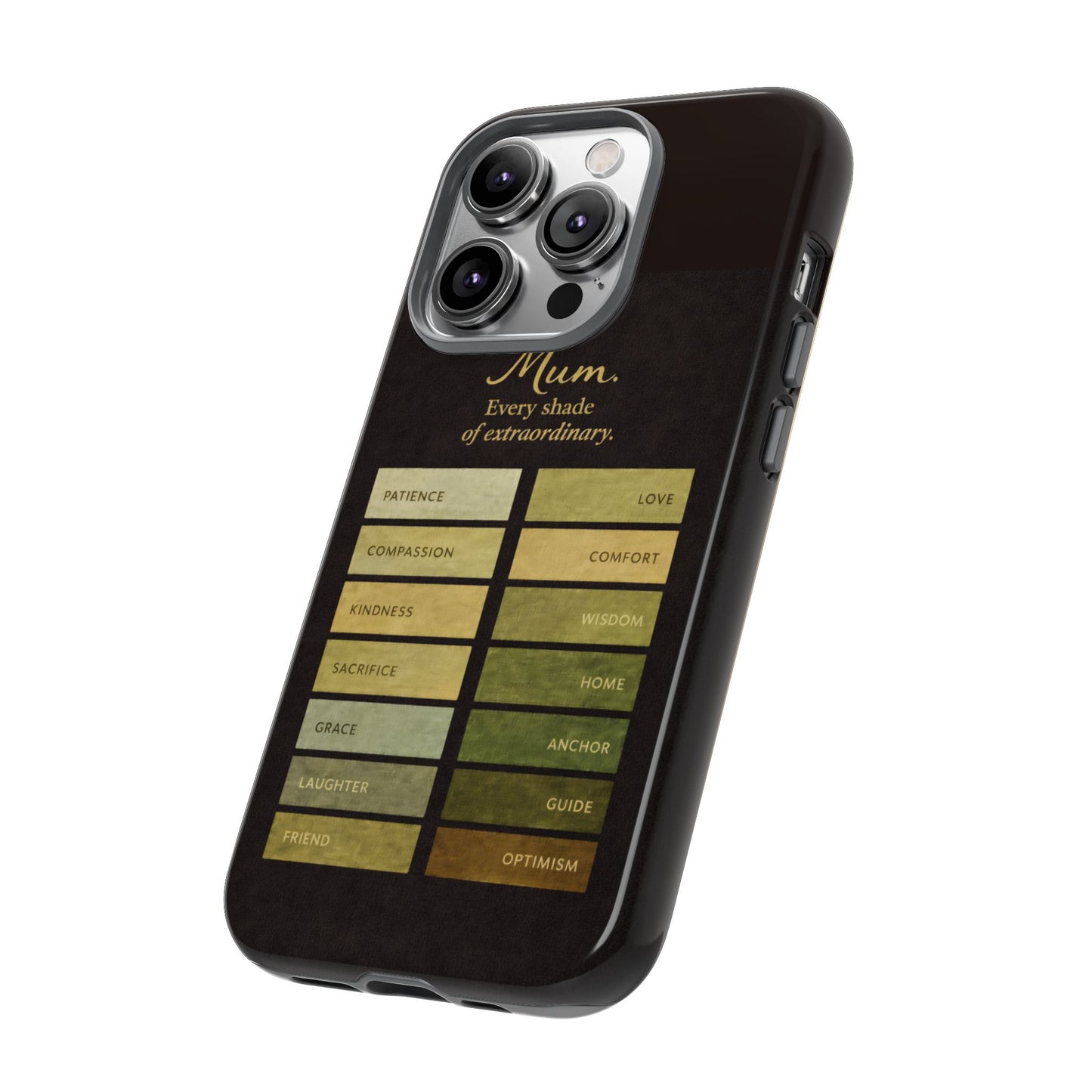 "Every Shade of Extraordinary" Mobile Phone Case (green)