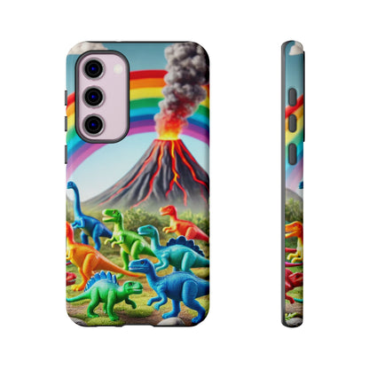 "Rainbow Dinosaurs" Mobile Phone Case