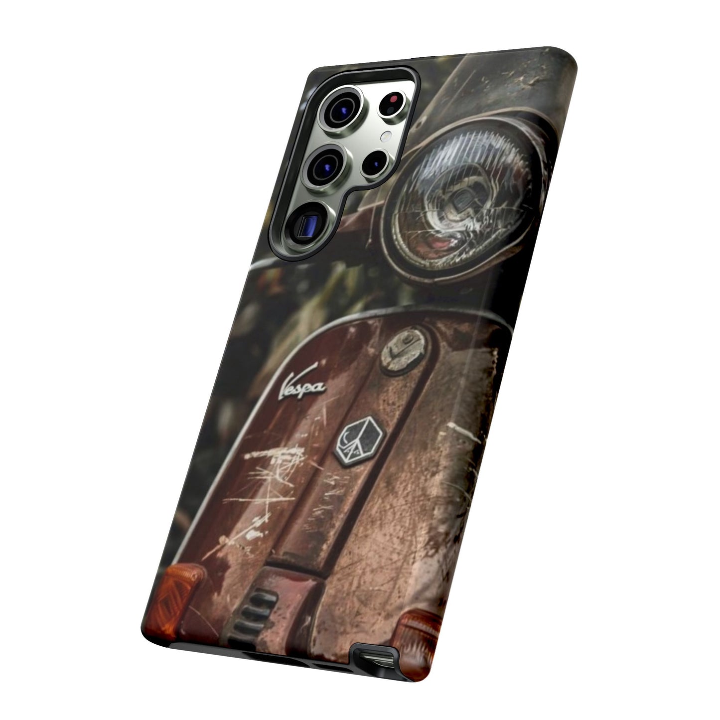 "Vespa. Old Soul, Full Tank" Mobile Phone Case