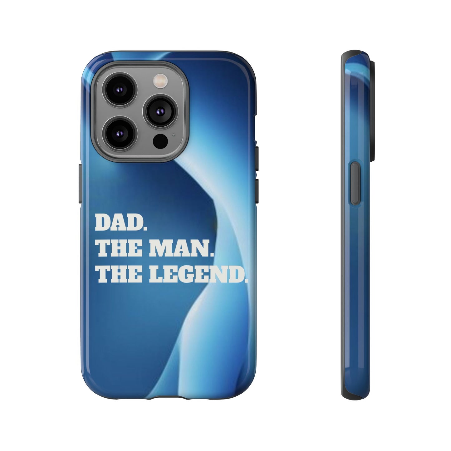"Dad.  The Man.  The Legend" Mobile Phone Case (blue)