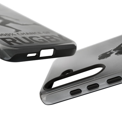 "Rain, Shine, Rugby" Mobile Phone Case