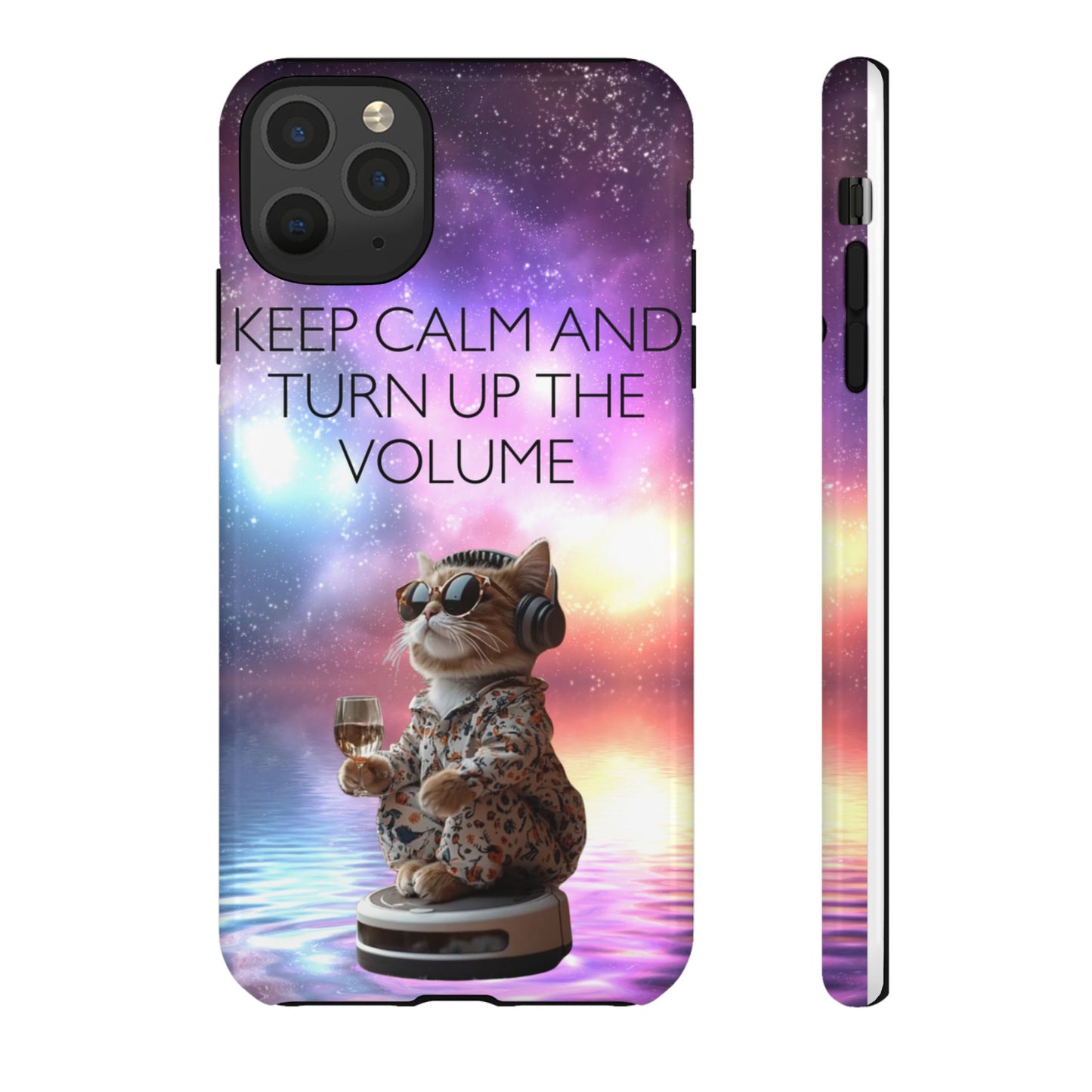"Keep calm and turn up the Volume" Mobile Phone Case (mix)