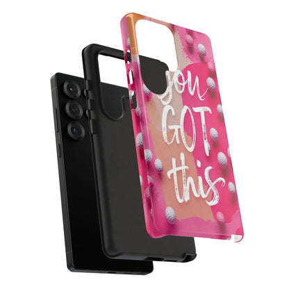 "You got This" (golf edition) Mobile Phone Case (pink)