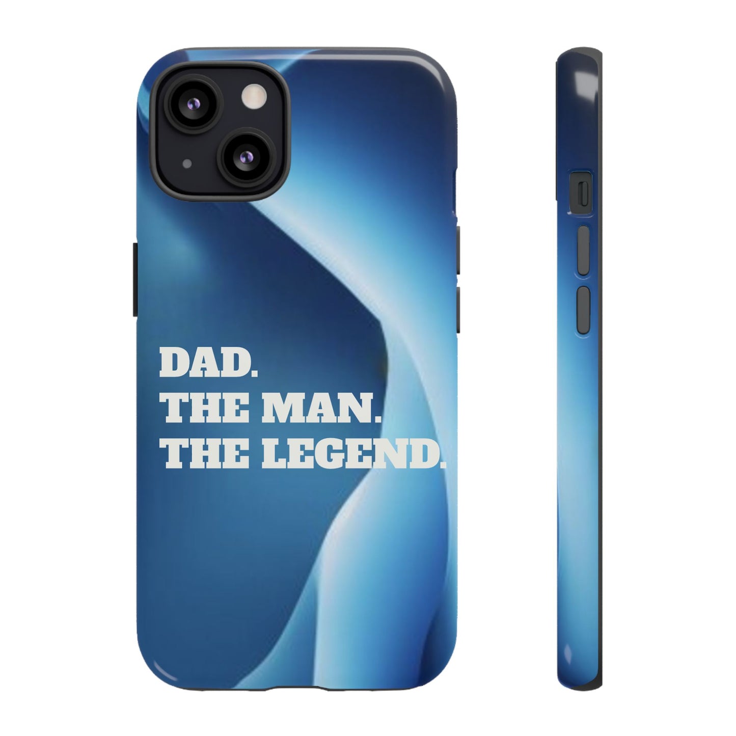"Dad.  The Man.  The Legend" Mobile Phone Case (blue)