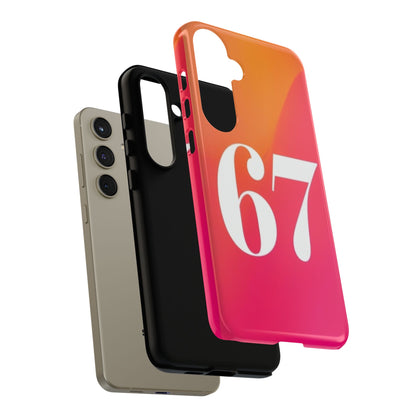 "67" Mobile Phone Case