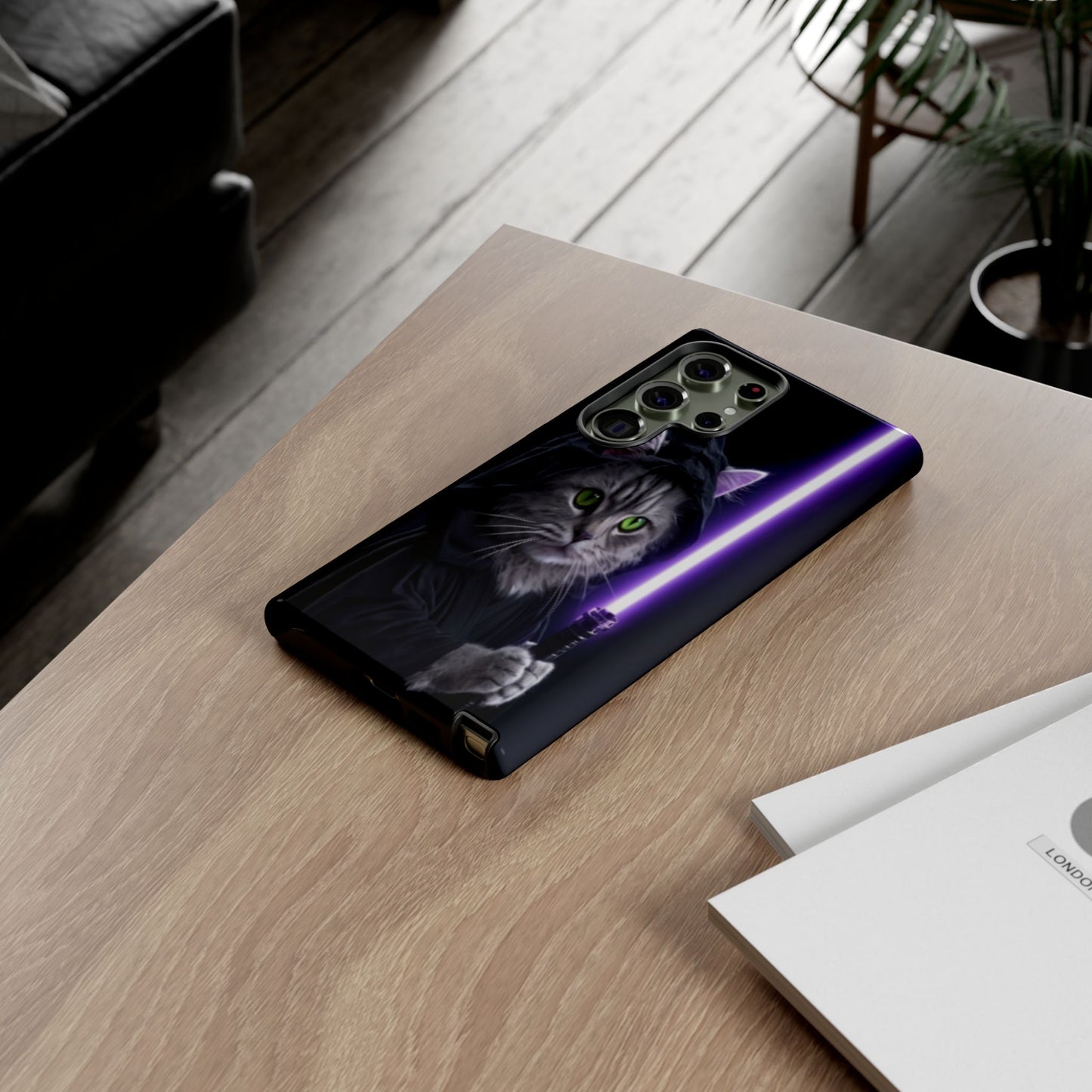 "Jedi Whisker" Mobile Phone Case (purple)